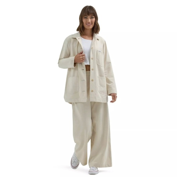 Lee Women's Plus Lee Layers Chore Duster, Size XXL, Loose Fit, Soy Bean, Pocket - Picture 6 of 6